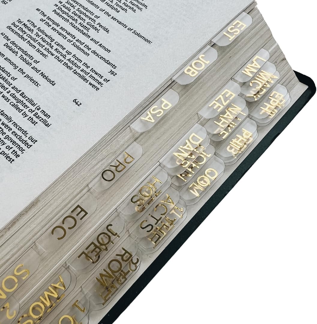 Bible Tabs for Women – Laminated Bible Index Tabs, Easy to Apply, Old & New Testament, Aesthetic Minimalist Bible Accessories,Mini Size, Minimal & Compact