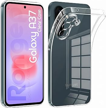 Rongep [Maxi-Clear] Samsung Galaxy A37 i in  effaf K l f Kamera Y kseltili A 37 Koruyucu Esnek ve Hafif Tasar ml  Darbelere ve  izilmeye Kar  Dayan kl  Telefonu Tam Kaplayan Samsung A37 K l f