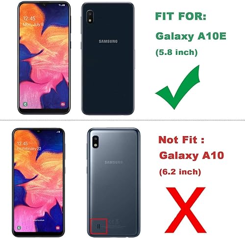 Miniatura 2 de Funda para Samsung Galaxy A10e, resistente, a prueba de golpes, pantalla integrada, protección de cuerpo completo, con clip giratorio para cinturón