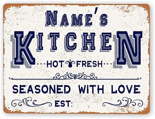 Miniatura 19 de Letreros de cocina personalizados personalizados para cocina, decoración de pared, letreros de metal para restaurante de mostrador, bar en casa