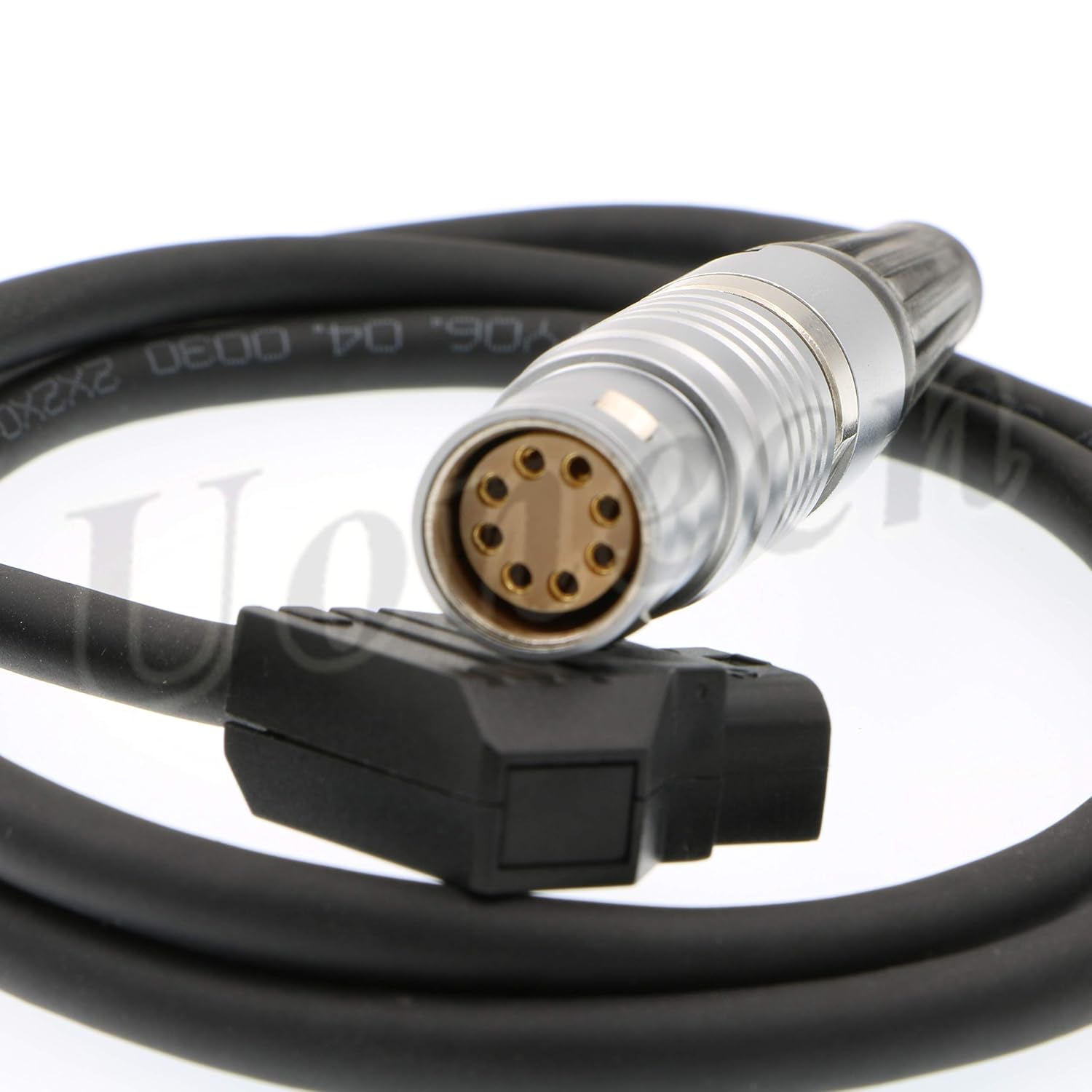 Uonecn Power Cable D-tap to 3B 8 pin Female for Sory F65 Camera 1metre