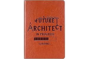 Unique Architect Gift Ideas: Future Architect Leather Journal Notebook