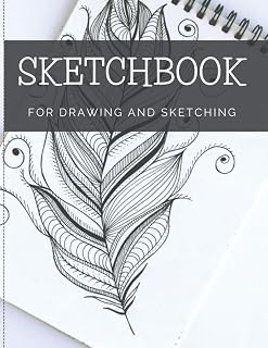 Fun Color Design Sketchbook: 100 Blank Acid-Free Pages, 8x11.5" Artist Pad for Drawing & Sketching - Kids & Adults