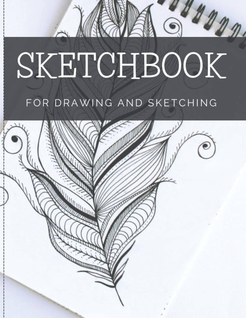 Fun Color Design Sketchbook: 100 Blank Acid-Free Pages, 8x11.5" Artist Pad for Drawing & Sketching - Kids & Adults
