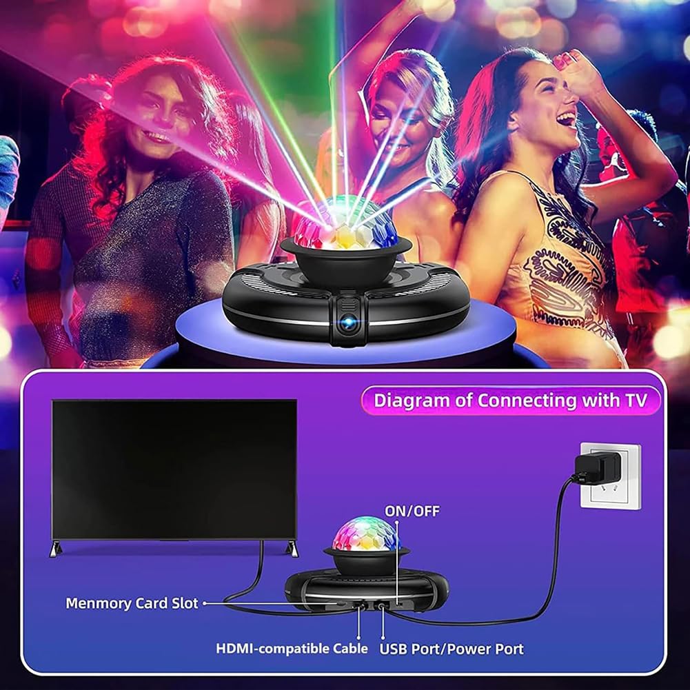 Tappetino da Ballo Doppio Wireless, Tappetino da Ballo Antiscivolo con Fotocamera HD, Luce Stroboscopica A 7 Colori, Tappetino da Gioco 3D Abbagliante per Fitness, Yoga, Giochi, Danza
