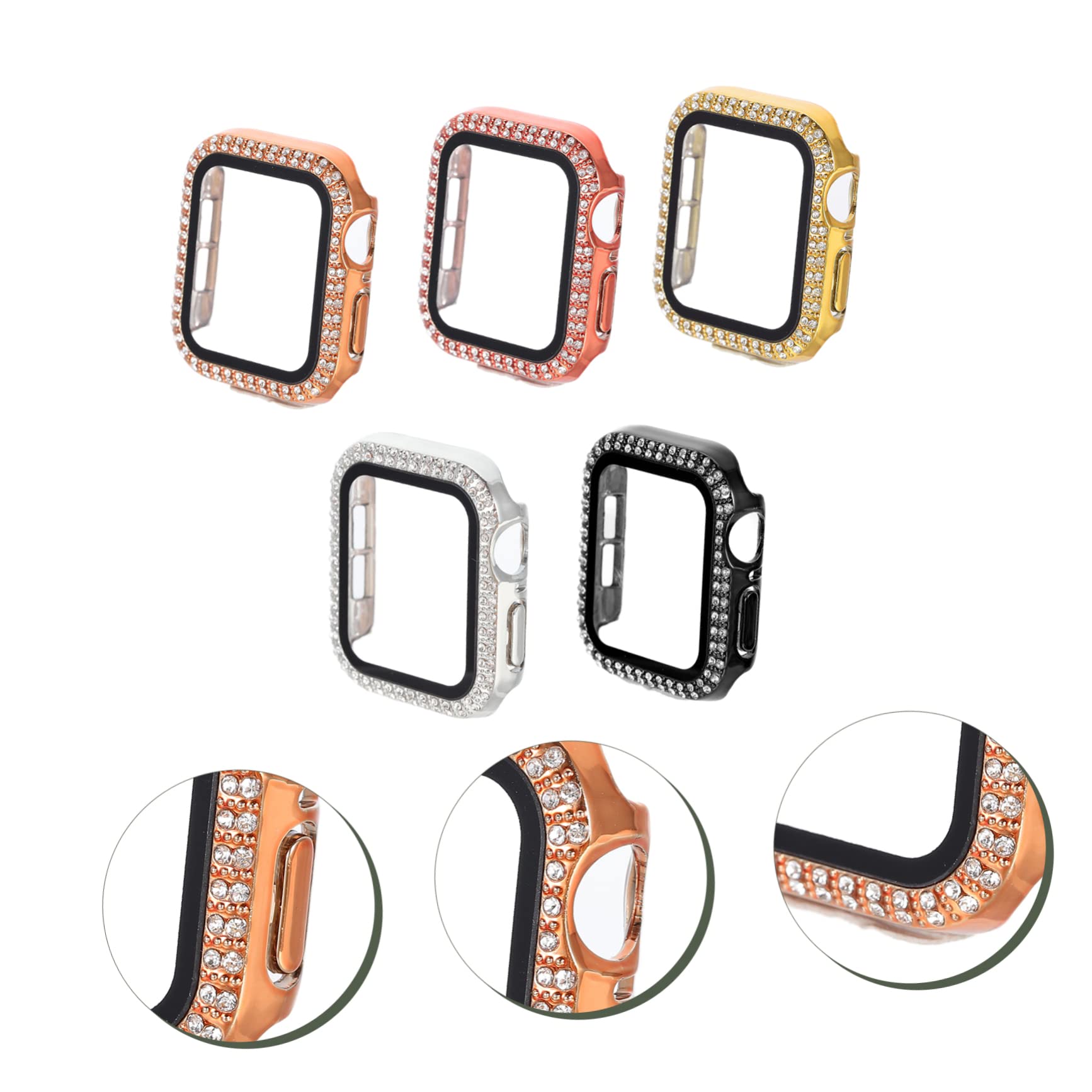 Hemobllo 10 Pcs Montre Smart Verre Protecteur D'Écran Boîtier De Montre Montre Shell Avec Film Trempé Exquis Montre Shell Anti-Rayures Smartwatch Shell Anti-Rayures Couverture De Montre
