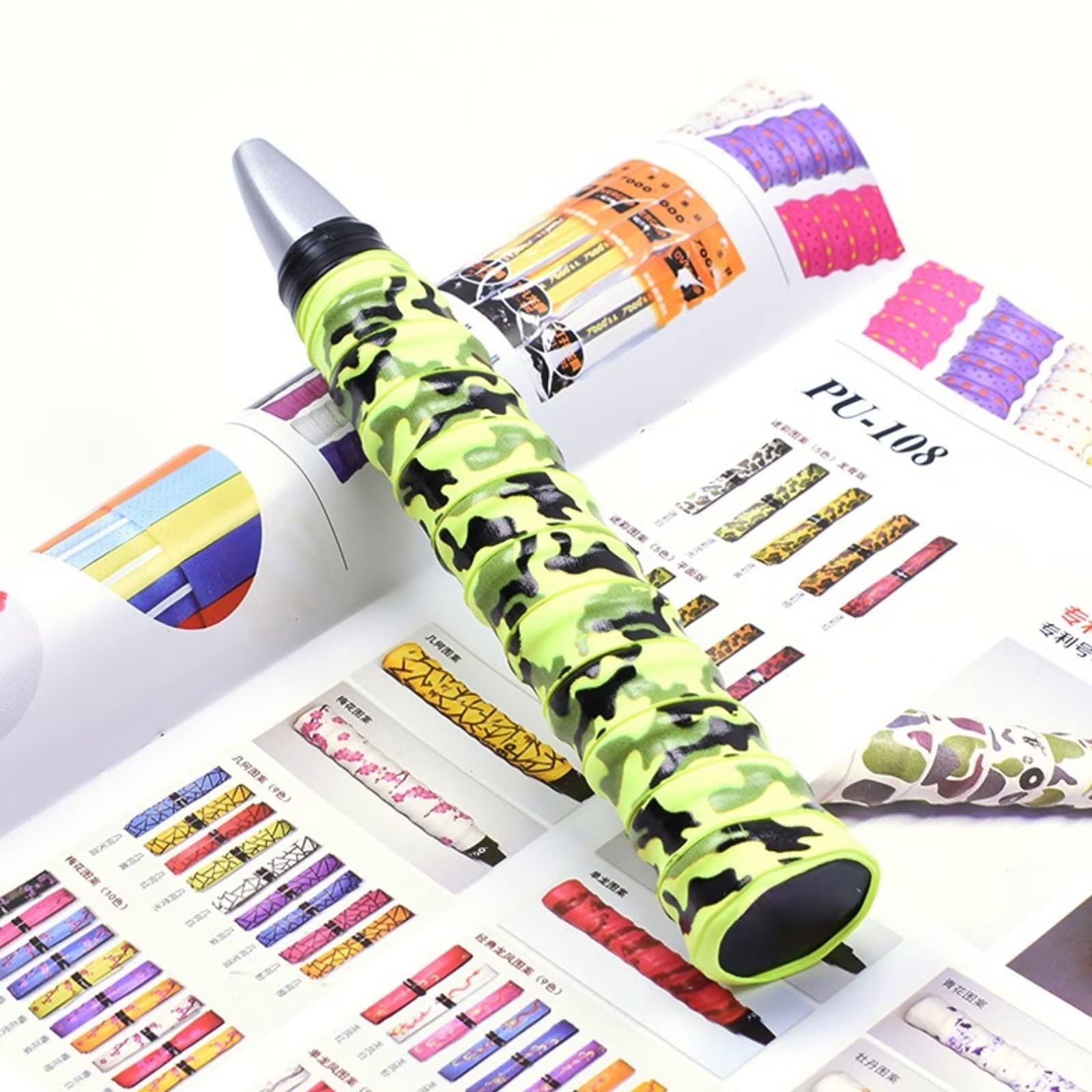 Bande de Camouflage de 0,8 mm pour Poignées de Batte de Baseball, Remplacement pour Raquette