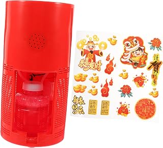 ERINGOGO Firework Bubble Blower Bubble Machine Outdoor Toys Kids Outdoor Playset Animatronic Toys Abs Red Bubble Maker Bubbles Toy Funny Bubble Machine