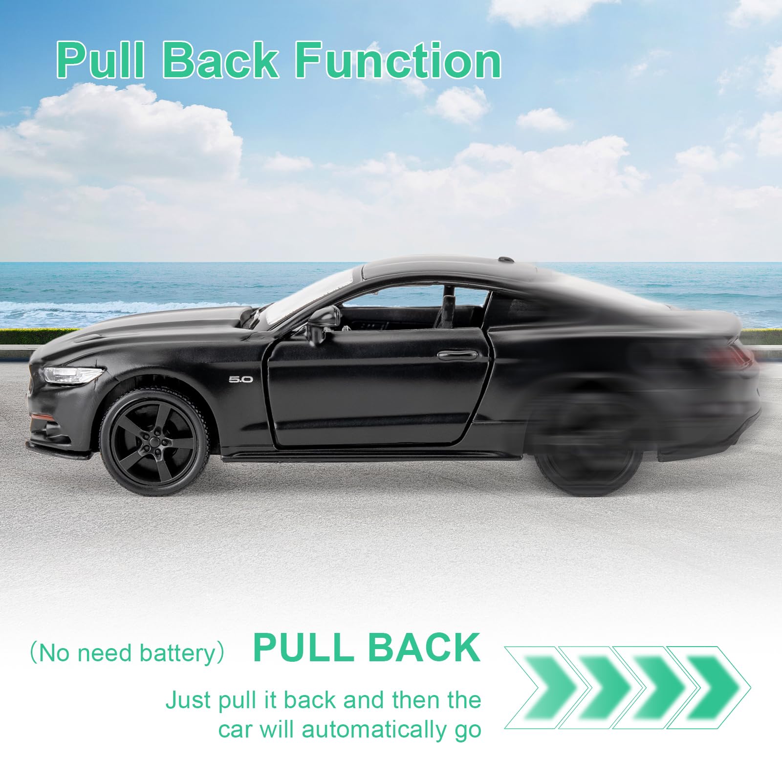 RMZ City Ford Mustang Car Model - Image 3