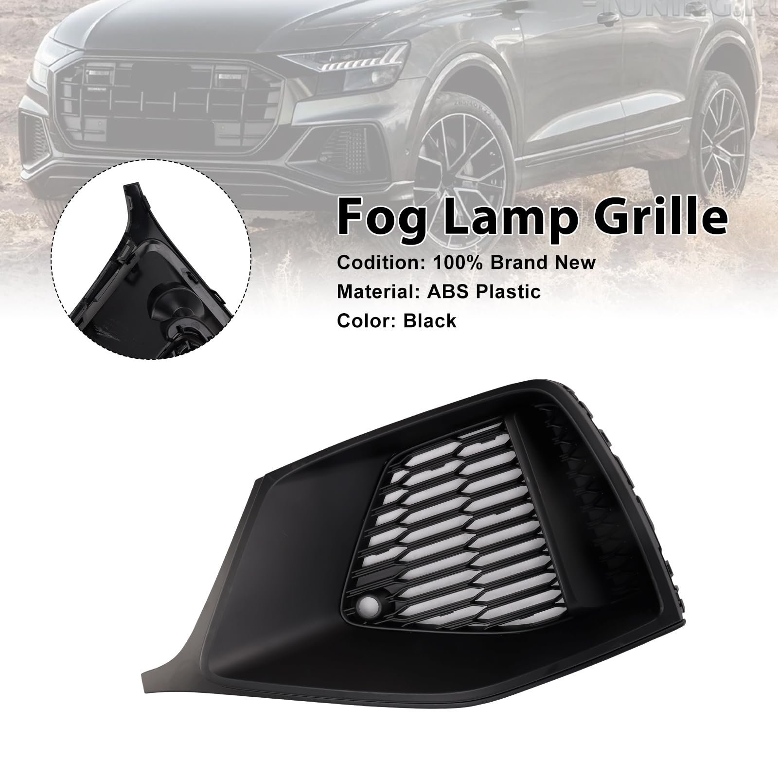 Griglia paraurti Anteriore Left Front Bumper Trim 4M8807681A Fit for Audi Q8 S-Line SQ8 2018-2023 (No Logo)