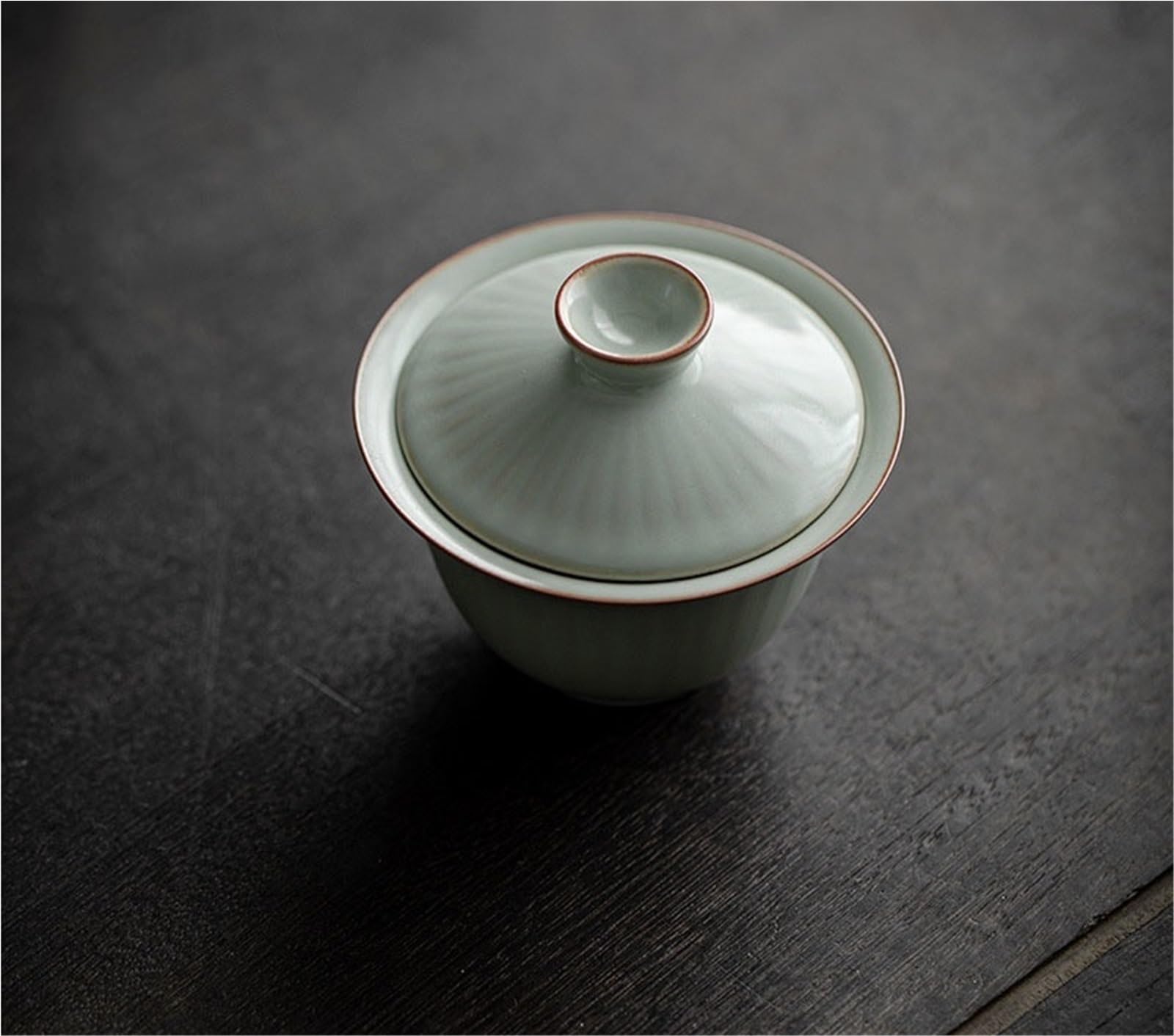 100 ml Tianqing Ru piec ceramika Ercai herbata Gaiwan ręcznie robiony domowy zestaw do herbaty Puer Kung Fu Ceremonia herbaty naczynia do picia akcesoria