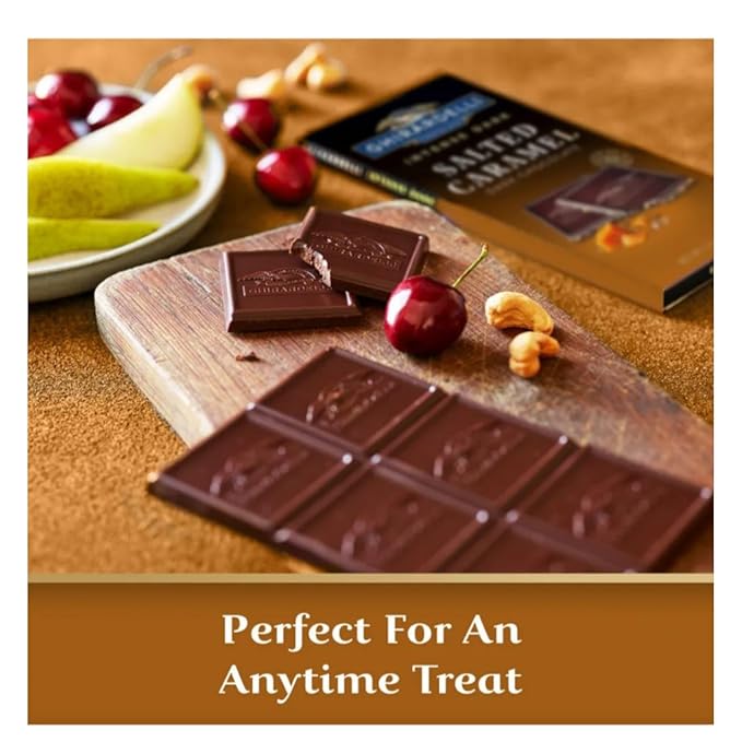 GHIRARDELLI Barra Chocolate Oscuro Intenso Caramelo Salado 3.5 Oz miniatura 4