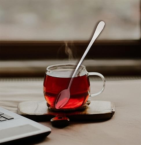 Miniatura 7 de OaaXbbECco 12 cucharaditas de acero inoxidable, 7.5 pulgadas