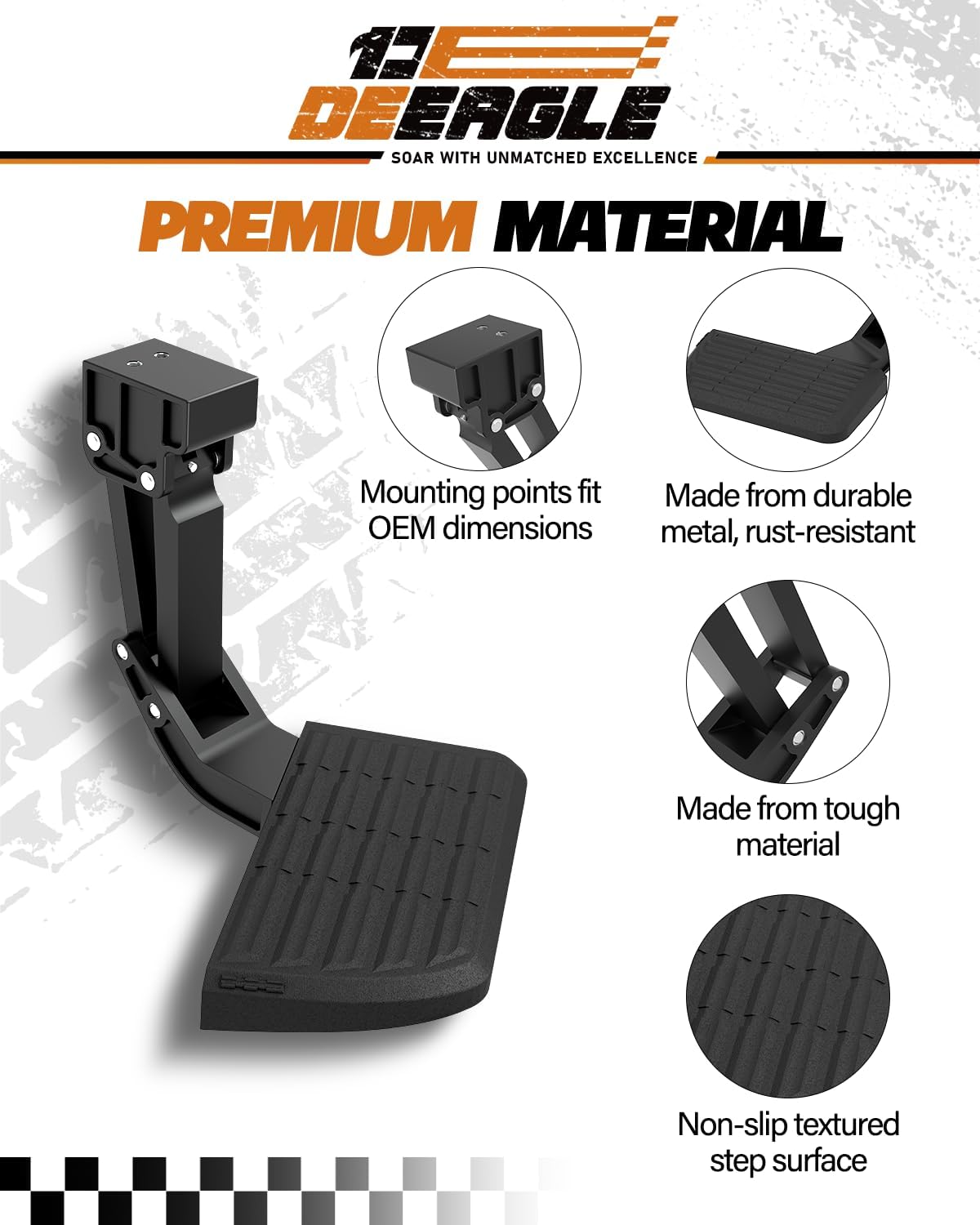 Bed Step for Toyota Tundra 2023 2024 2025 2026, Upgraded Aluminum Truck Tailgate Bed Step Retractable Bumper Foldable Pickup Truck Bedstep , Replacement for OEM part #PT392-34240PT392-34231PTS30-34000
