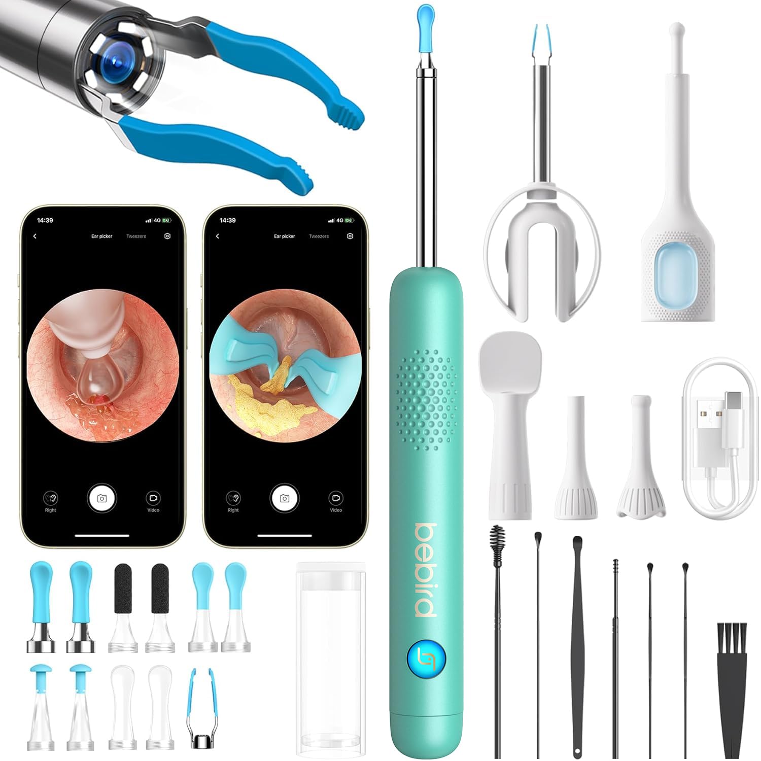 BEBIRD R1 Ear Camera: See & Remove Wax -12 BEBIRD R1 Ear Camera: See & Remove Wax -12
