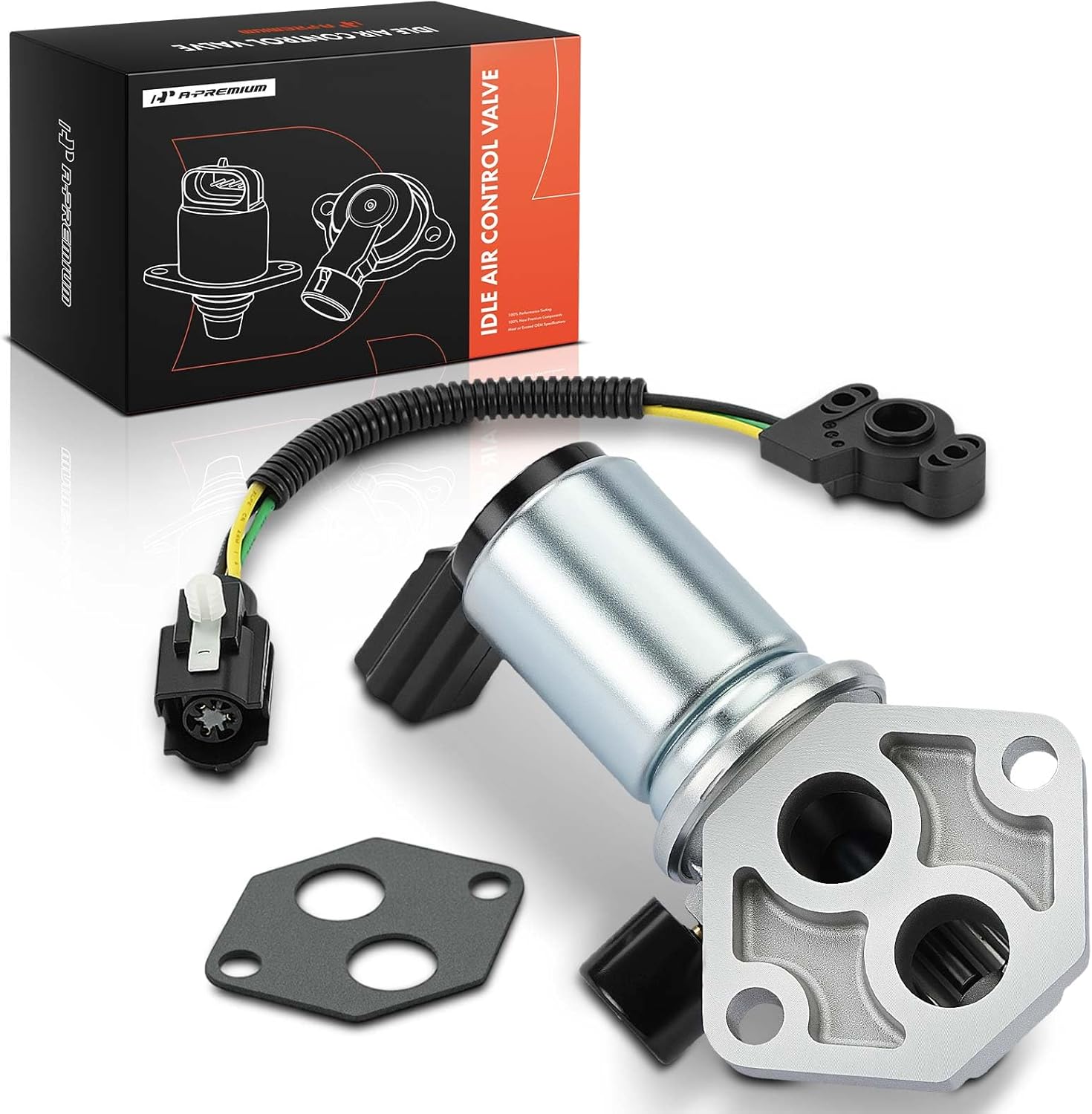 A-Premium Idle Air Control Valve IAC + Throttle Position Sensor TPS Compatible with Ford F-150 F150 1994-1996, F-250 F250 1994-1997, F-350, E-150 E-250 E-350 Econoline Club Wagon, Bronco, 2Pcs