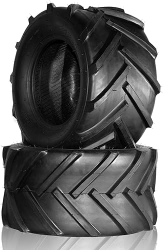 PARTS-DIYER 2Pcs 24x12.00-12 24X12.00X12 Lug Lawn Tractor Tires 6 Ply Rated Range C