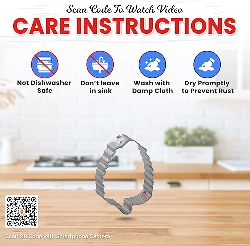 Miniatura 5 de Foose Cortadores de galletas en miniatura de piña pequeña de 1.75 pulgadas, fabricado en los Estados Unidos