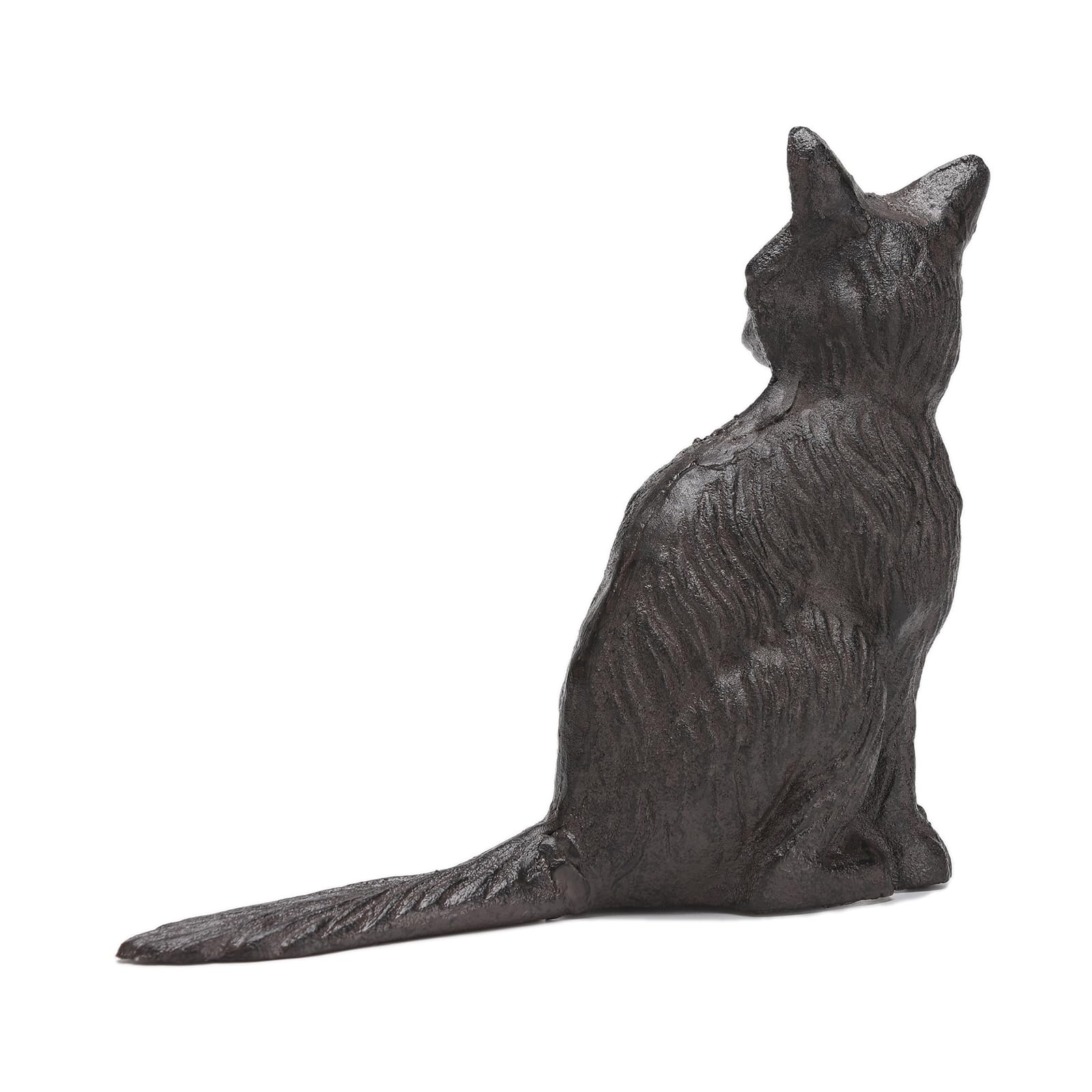 BRASSTAR TQGJPT515 - Tope de puerta de hierro fundido con forma de zorro, resistente, soporte para ventana, hogar, oficina, tienda, granja, mansión, decoración, herramienta de utilidad
