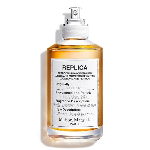 Maison Martin Margiela 'Replica' Jazz Club EDT para hombres, 3.4 fl oz raro, 3.38 onzas líquidas (paquete de 1)