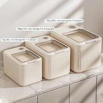 Dog Food Container Sealed Weatherproof Airtight Treat Dispenser