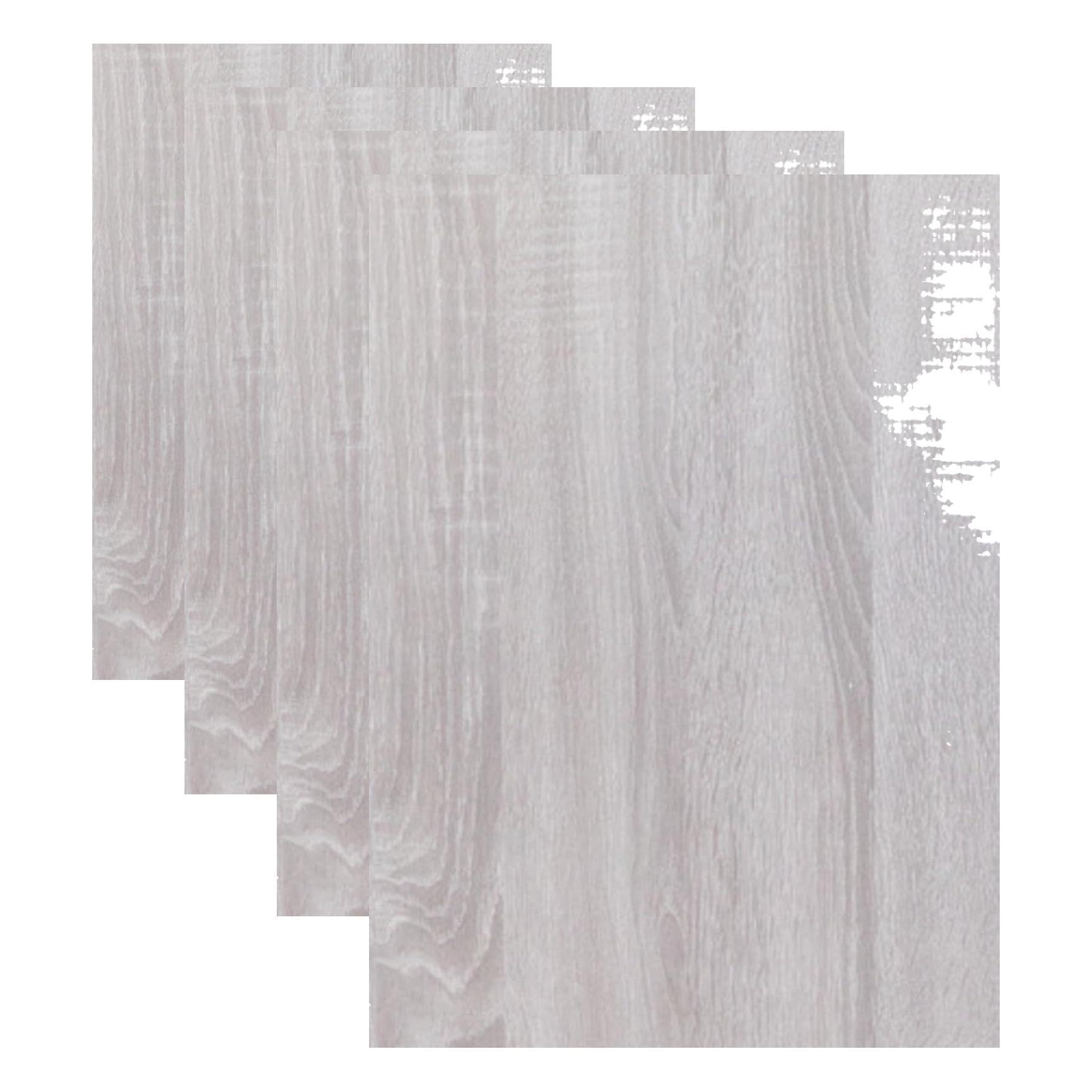 Papier adhésif meuble effet bois Sonoma chêne gris film autocollant décoratif cuisine