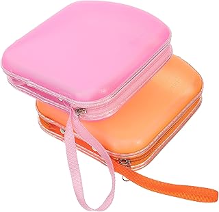Veemoon 6 Pçs Bolsa De Armazenamento De CD Organizador De Viagens Bolsas Malas Estojos De CD Estojos Plásticos Para Joias Estojos Para CD Porta CD Bolsa Para CD Suporte Para Armazenamento