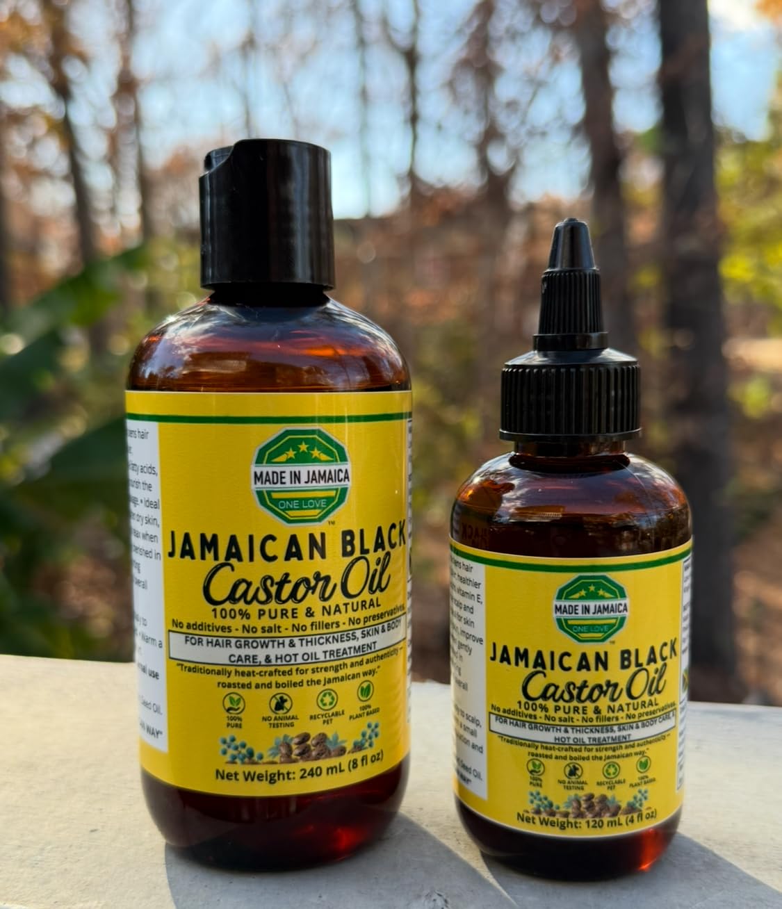 Jamaican Black Castor Oil for Hair Growth & Thinning Hair Heat-Crafted Scalp Oil for Edges, Hot Oil Treatment, Massage & Targeted Body Application – 4oz