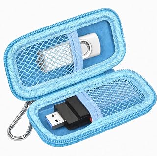 USB Flash Drive Case for SanDisk for Samsung, for SD/SDXC/SDHC Memory Cards | for Buffalo External 1.0TB Portable SSD, Mini Electronic Accessories Organizer, Office/Travel Use, Thumb Drive Bag Only