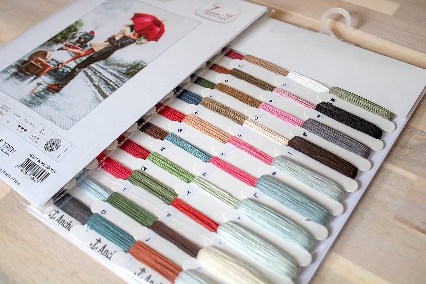 AllAboutEmbroideryUA Counted Cross Stitch kit in Love Luca-s B2369 Size:22x31 cm / 8.6x12.1 in., Romantic Couple Meeting Embroidery Kits xstitch Needlework