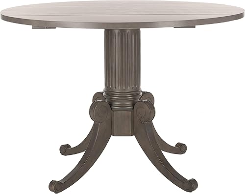 Safavieh Home Forest - Mesa de comedor tradicional con hojas de gota Gris (Grey Wash),Rústico natural.,https://www.amazon.com/dp/undefined
