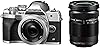 OLYMPUS OM-D E-M10 MarkIV EZ Double Zoom Kit, Mirrorless SLR Camera, Silver