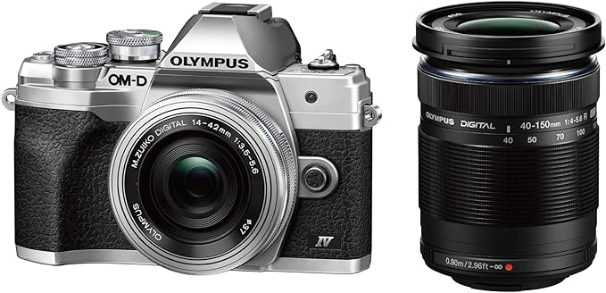 Amazon Co Jp Olympus ミラーレス一眼カメラ Om D E M10 Markiv Ezダブルズームキット シルバー 家電 カメラ