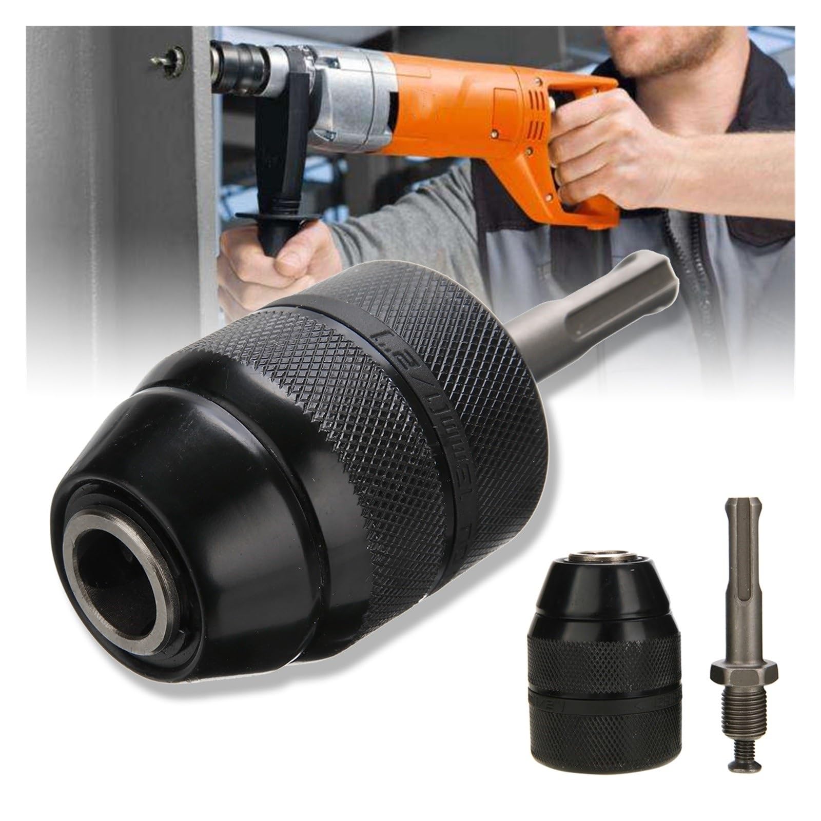 Adattatore Sds Mandrino Mandrino Trapano Senza Chiave 13mm Con Adattatore Sds Per Cambio Rapido A 839919 - Foto 4