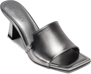 DKNY Women's Kailyn Square Toe Heeled Sandal Mules