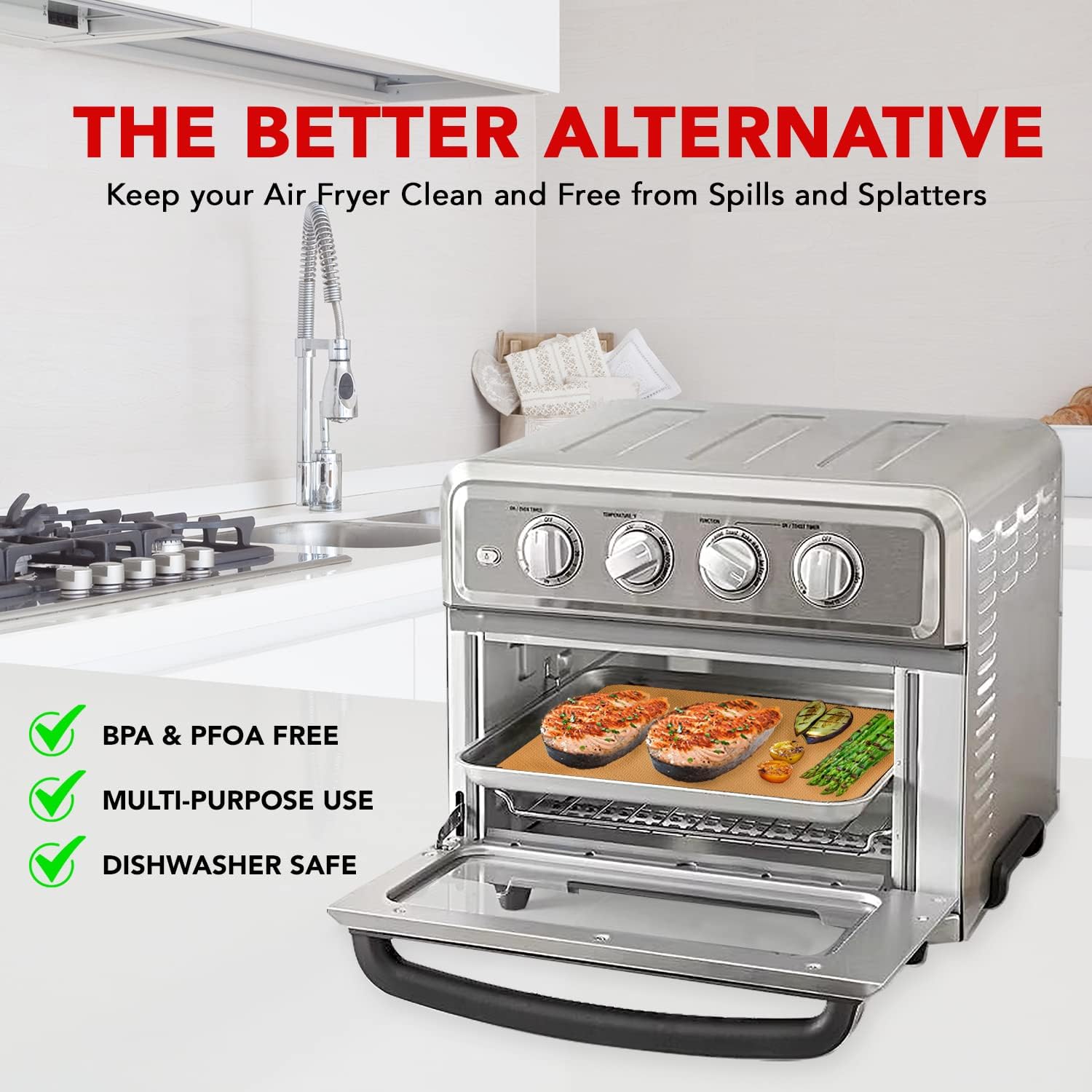 Buy Gold 2 Pack Large Thick Heavy Duty Non Stick Teflon Oven Liners Mat