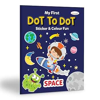 My first Dot to Dot Sticker & Colour Fun - Space : Fun