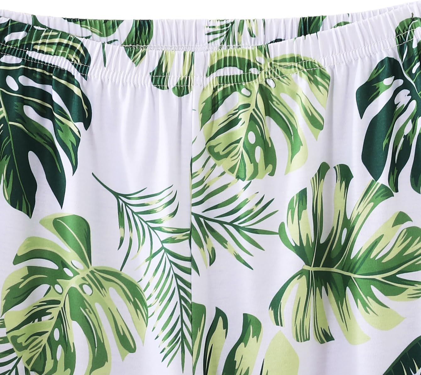 HONG HUI Women's Pajama Set Sleepwear Tops with Capri Pants Casual and Fun Prints Pajama Sets - Image 6