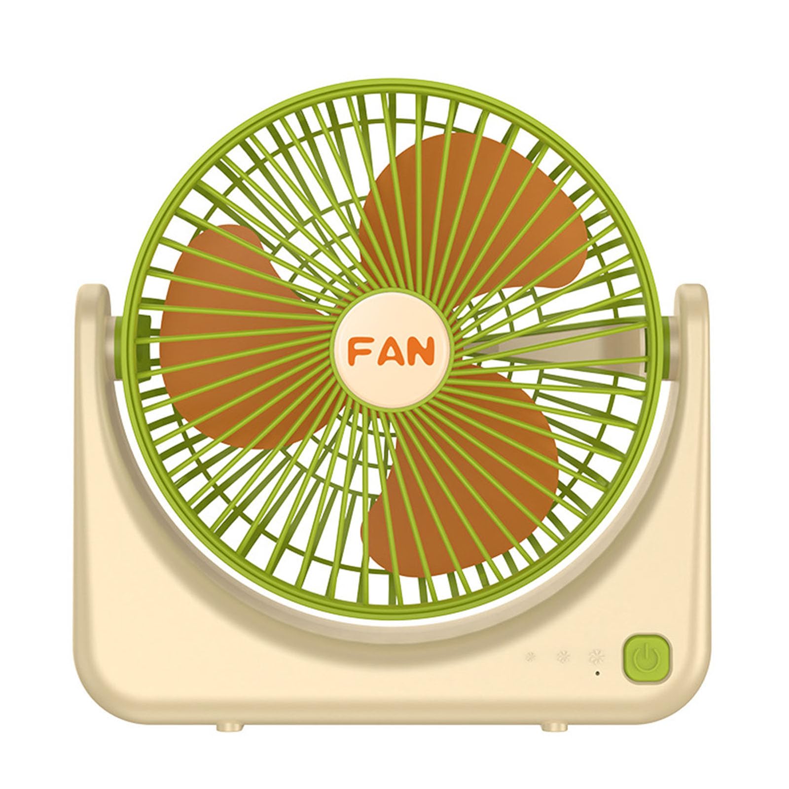 FROMCEO Desk Fan Quiet Portable Tabletop Adjustable 3 Speed Fan for Home Outdoor Travel School Kitchen Car Bedroom Use