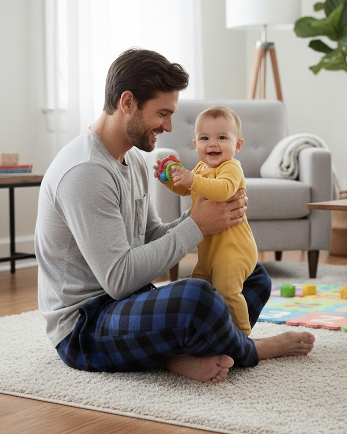 Zylioo Men's Tall Lounge Pajama Bottoms for 6ft+ Guys Soft Sleep Pants with Pockets for Home Relaxing - Image 7