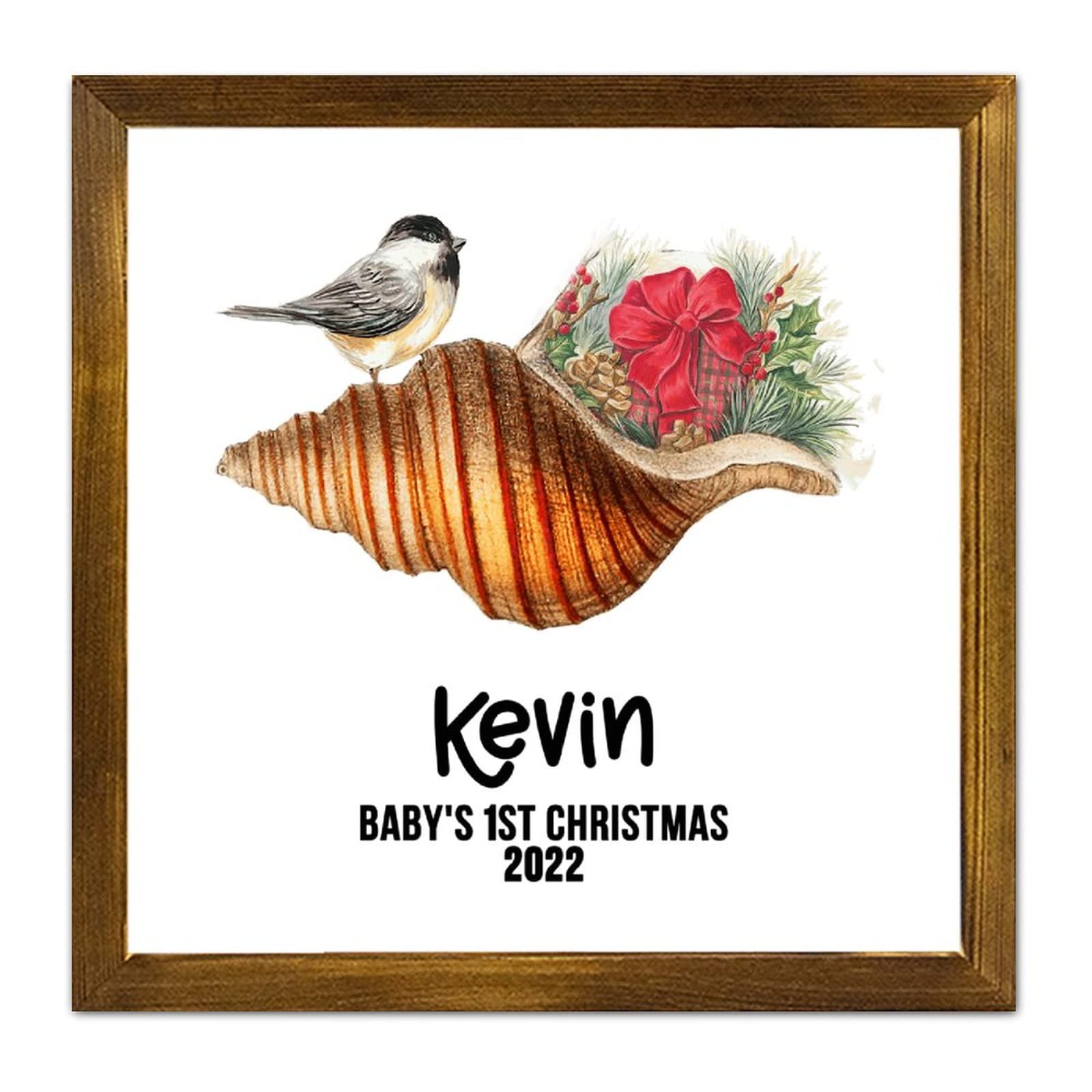 My First Christmas plaque en bois cadeau de naissance idéal pour Noël