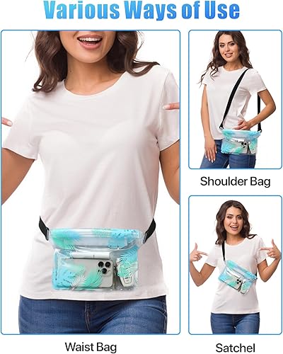 Miniatura 5 de F-color Riñonera impermeable  Bolsa impermeable para teléfono con correa para la cintura  Cruise Essentials 2025 Imprescindible Bolsa impermeable