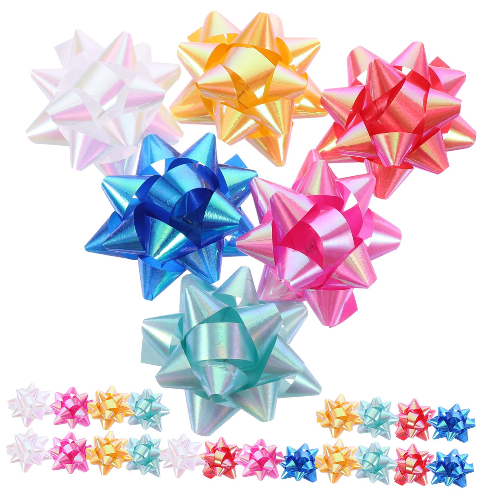 Lazos Adhesivos Grandes 280 Piezas Tirar Lazos para Navidad Decoración De Cumpleaños para Niña Lazos para Envolver Oro Christmas Decorations Adornos Navideños Decoracion para Bodas Forma De