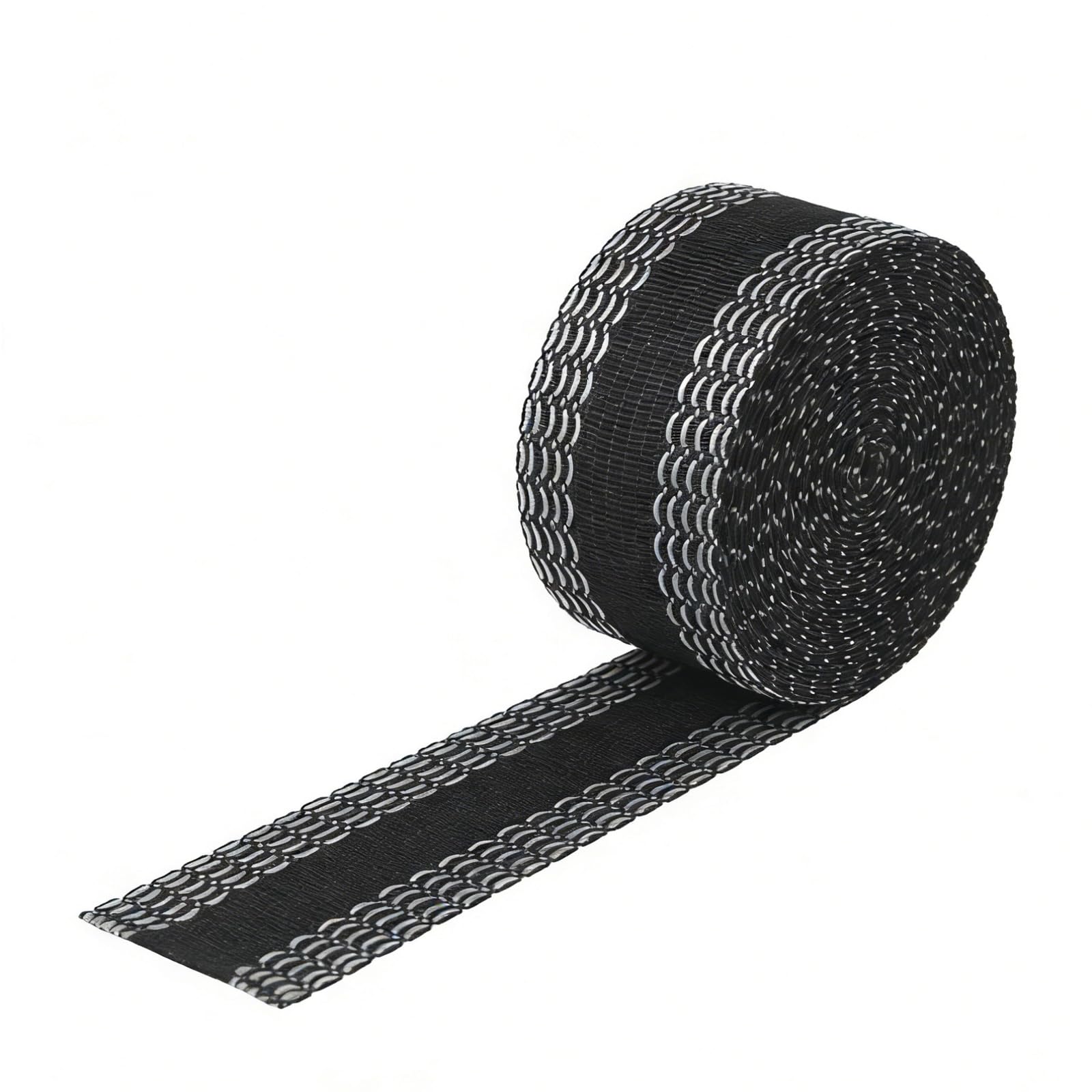 Iron-On Hemming Tape 10m 2.4cm Black Extra Strong for Trousers Fabrics