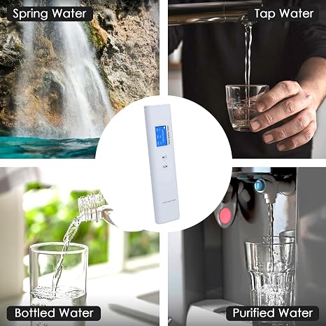 Water Quality Tester TDS Mater, 6 in 1 Digital Water Tester,COD/TOC/TDS/UV275/EC/Temp Water Quality Tester for Drinking Water, Well, Tap, Purified