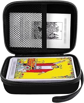 Carrying Case for Rider Tarot Deck Cards, Classic Tarot Cards Set Storage Box, Card Deck and Guidebook Rune Purse Organizer Holder Bag - Only a Hard Case for Sale, Not Included Tarot Cards