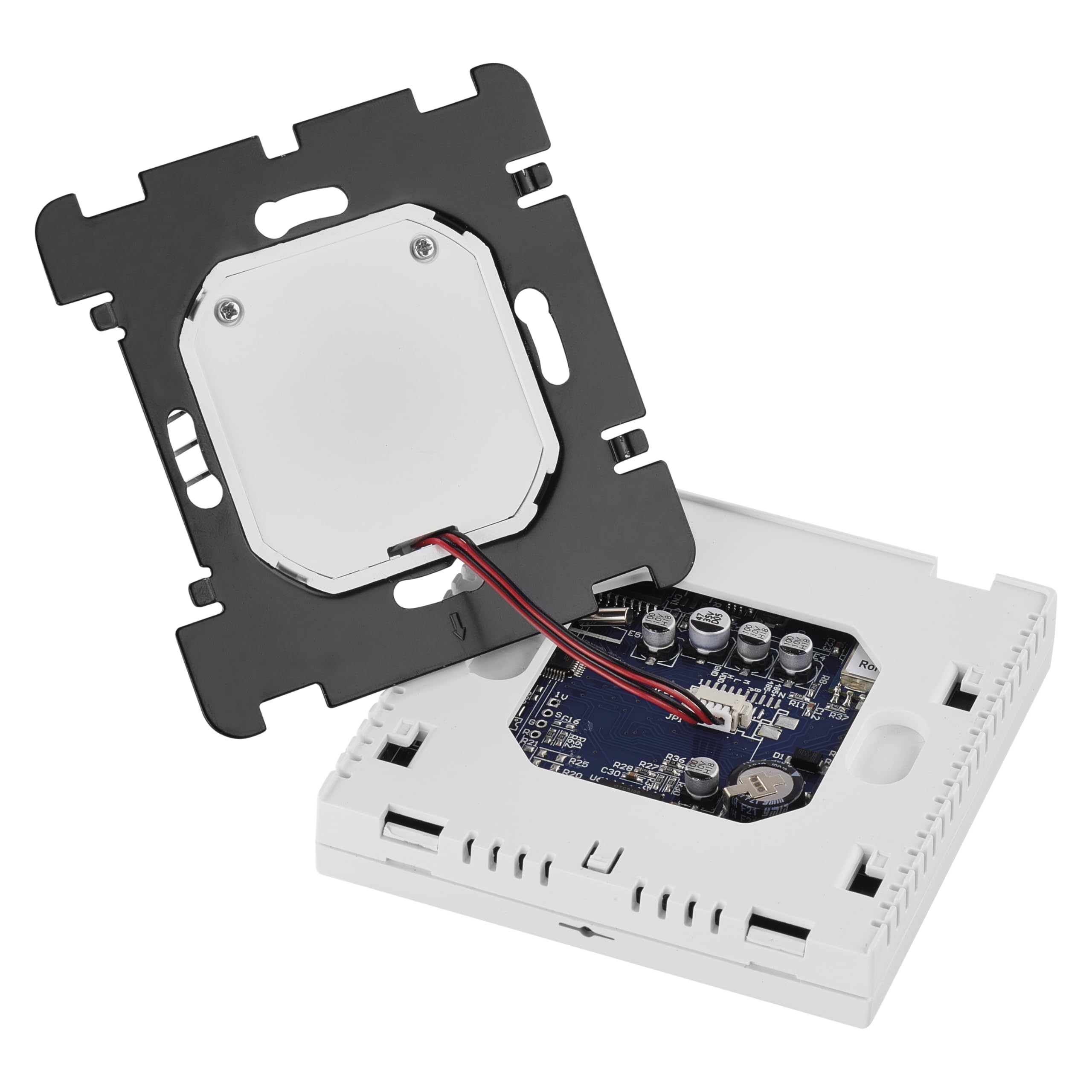EMOS GoSmart - Termostato para calefacción por suelo radiante con aplicación, termostato inteligente programable, incluye sensor de suelo, histéresis ajustable, compatible con Tuya, Smart Life, Alexa,