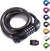 Bike Lock Bicycle Lock Chain ,5-Digit Combination Lock Core Steel Wire Bike Lock Security&Portable Bicycle Locks