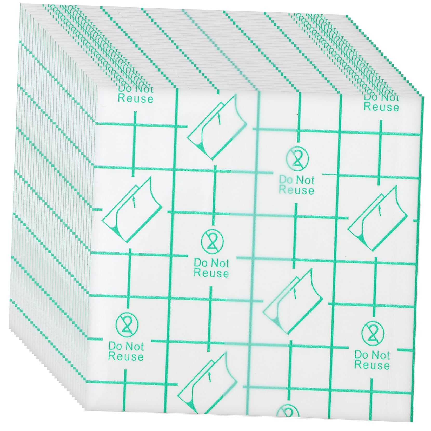 Operitacx Makeup Mixing Palette Sticker Easy to Use Makeup Palette Adhesive Blank