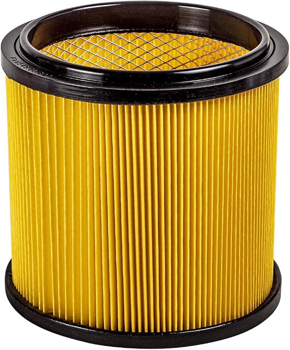 Vacmaster Standard Cartridge Filter & Retainer for Use With 5 to 16 Gallon Wet/Dry Vacs